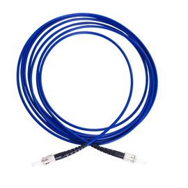 St/UPC - corde de correction optique blindée d'intérieur de fibre de St avec le bleu, veste de LSZH