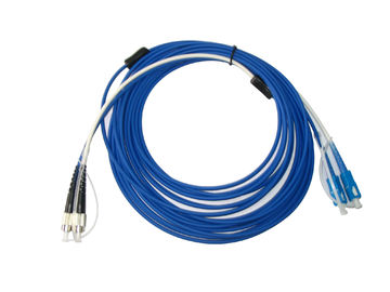 St/UPC - corde de correction optique blindée d'intérieur de fibre de St avec le bleu, veste de LSZH