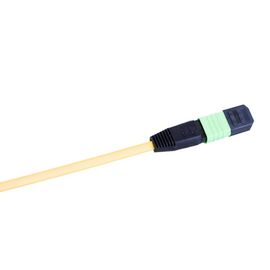 cables connecteur optiques de fibre de 12core MPO avec la perte de rendement élevé