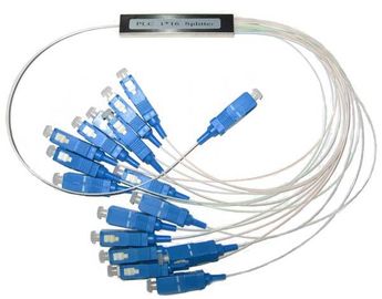 Diviseur de fibre optique de contrat de PLC 1×16 pour le réseau optique passif