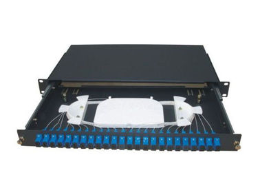 coffret d'extrémité de fibre de duplex de 12 ports LC pour l'adaptateur de FC/Sc/St/LC