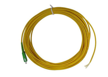 Tresse recto optique de fibre de Sc RPA de réseau d'accès avec le câble optique de fibre de jaune de SM