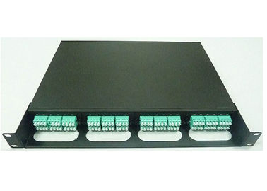 Étirez FTTX monté 19' tableau de connexions de MPO avec 12pcs MPO - cassettes de LC