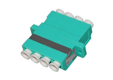 LC OM3 Quad adaptateur de fibre optique pour le LAN optique bleu / beige / Aqua