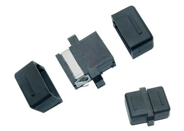 Adaptateur optique en plastique noir de fibre de logement de zircone pour des cassettes de MPO