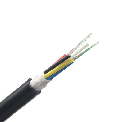 Cable à fibre optique ADSS à 24-144 cœurs FRP membre à résistance centrale mode unique