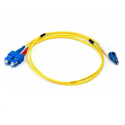 Corde optique de câble de correction de fibre de mode unitaire de Sc LC du mode unitaire 1.6mm 2.0mm 3.0mm de LC-SC