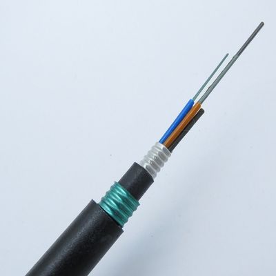 Câble optique blindé enterré direct GYTA53 de fibre de câbles de noyau de fibre optique extérieur du fournisseur 12