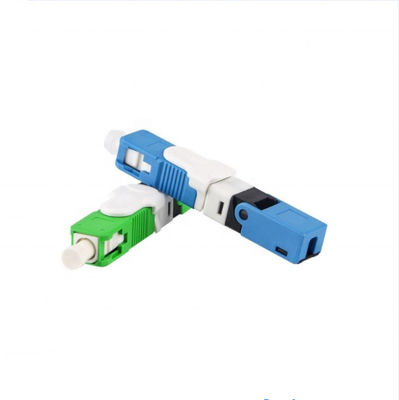 Connecteur rapide optique unimodal optique de fibre de Ftth de connecteur rapide de fibre de SM de Sc/Upc Sc/Apc