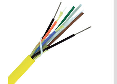 câble à fibres optiques de fibre d'intérieur de distribution de la guêpe 12core avec le câble de 0.9mm
