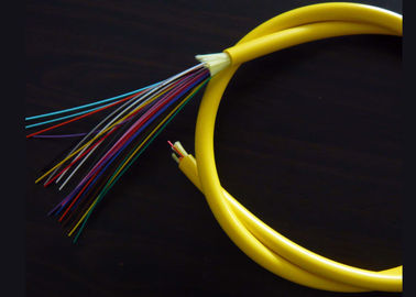 câble à fibres optiques de fibre d'intérieur de distribution de la guêpe 12core avec le câble de 0.9mm