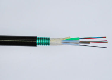 Câble long-courrier de fibre de gaine de PE de système de communication avec le membre en acier