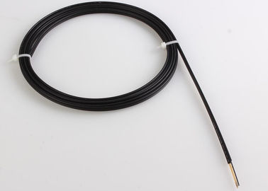 câble extérieur de fibre de la veste FTTH de 12cores LSZH avec la fibre de G657A, noire