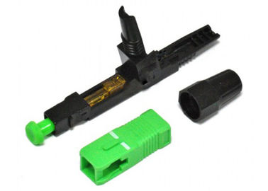 Pré - connecteurs à fibres optiques que l'on peut brancher polis de Sc rapidement pour le maintien optique de réseau
