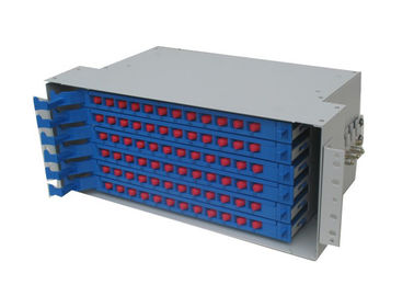 boîte de distribution optique de fibre de 24port 2U ODF avec le plateau de module de soudure