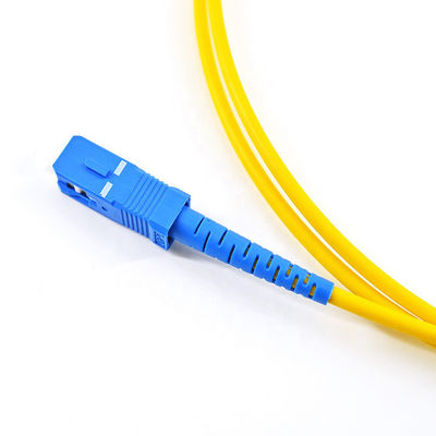 La correction optique de fibre de Ftth attachent le câble à fibres optiques de duplex de simplex de Sc de Sc 7 mètres