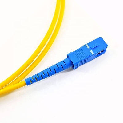 Le Sc de vente en gros au câble optique Jumper Fiber Optic Cable Patch de fibre de Sc attachent des fibres optiques de Ftth