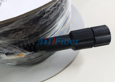 Corde de correction optique de fibre imperméable de PDLC RRU extérieure avec le clou de tirage
