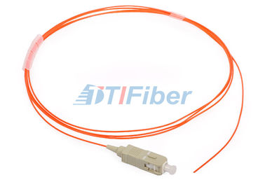62,5/125 tresse optique de fibre de Sc OM1, câble optique de fibre de 0.9mm OFNP