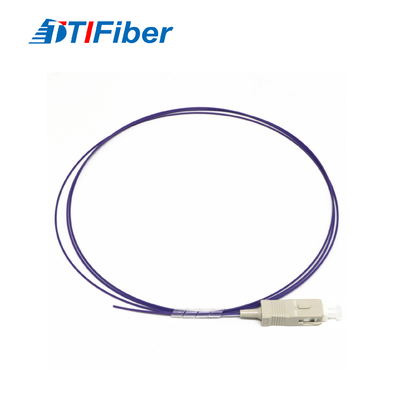 Sc UPC 50/125 OM4 Violet Fiber Optic Pigtail à plusieurs modes de fonctionnement de FTTH