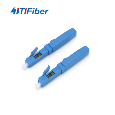 Connecteur rapide optique recto unimodal de fibre de LC UPC pour FTTH