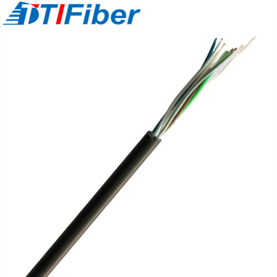 4 6 8 12 16 24 câbles optiques de fibre de conduit du noyau GYFY G652D avec la gaine de PE