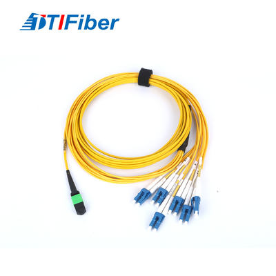 UPC - LC/UPC a poli le câble de tronc du SM MPO avec le connecteur femelle