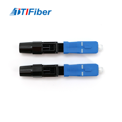 Sc rapide optique UPC de connecteur de fibre pour l'arrêt de gisement de câble d'interface de FTTH