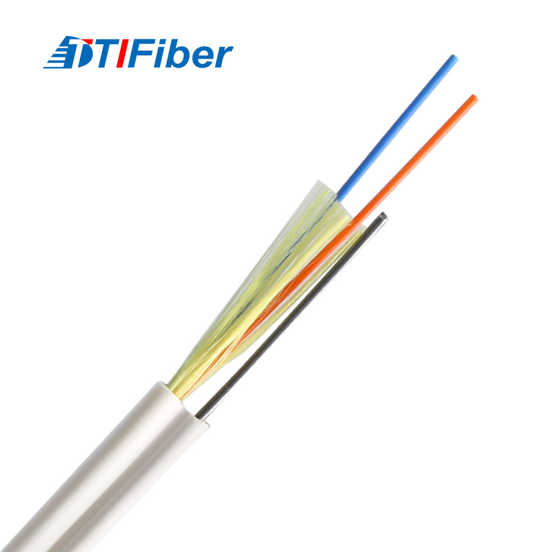 Extérieur d'intérieur de câble optique de fibre du fil d'acier du SM G652D G657A de GJYRCH FTTH