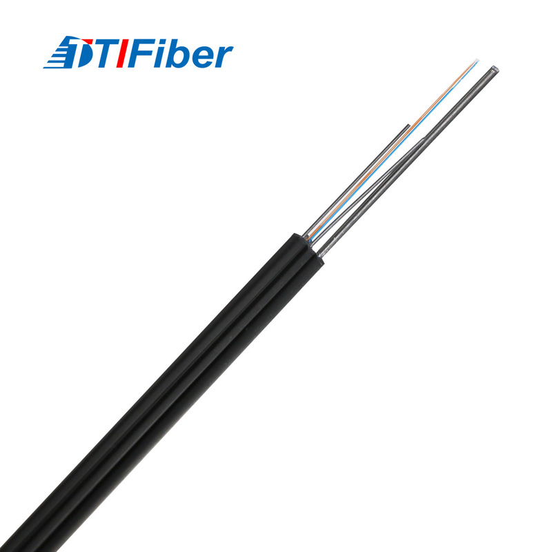 L'individu optique plat de câble d'interface de fibre du noyau G657A1 G657A2 Gjyxch de FTTH 4 a soutenu